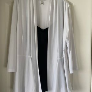 White cardigan